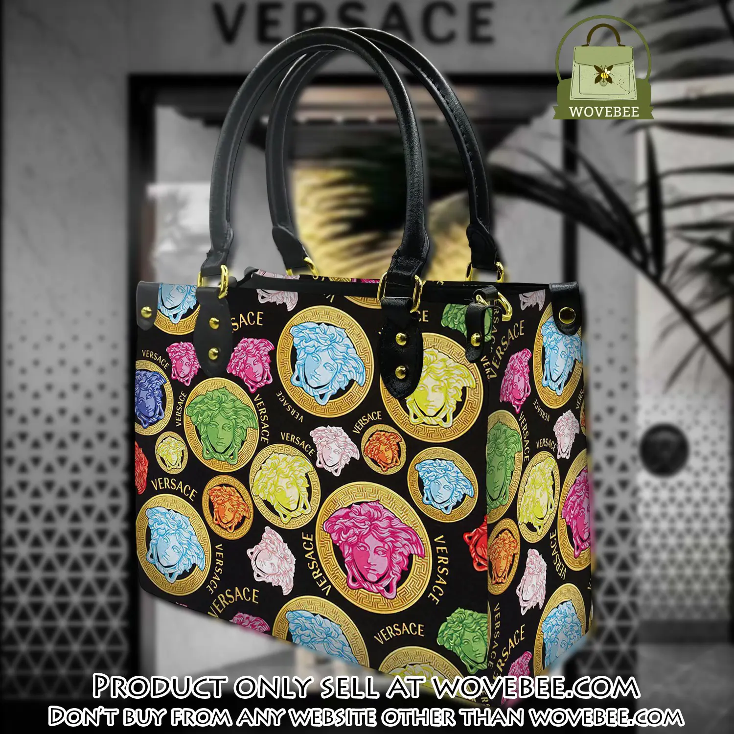 Versace women luxury leather handbag 3d lhb1040 wvb0831357